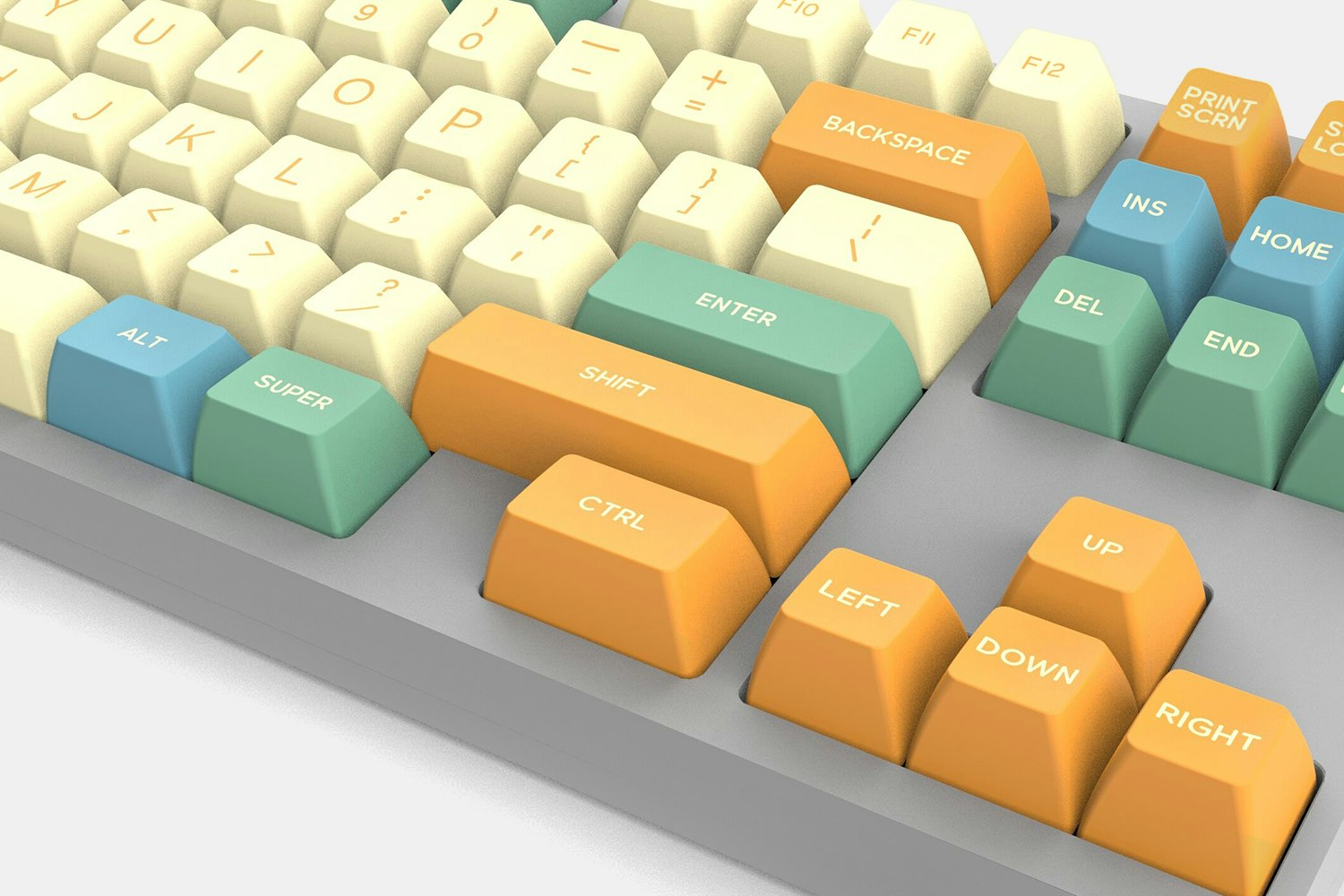 DOMIKEY Doubleshot ABS SA Retro Graffiti Keycap Set